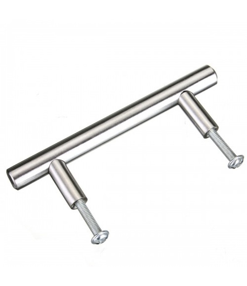 10*100*64mm Solid Steel Brushed Nickel Cabinet Bar Door Handles