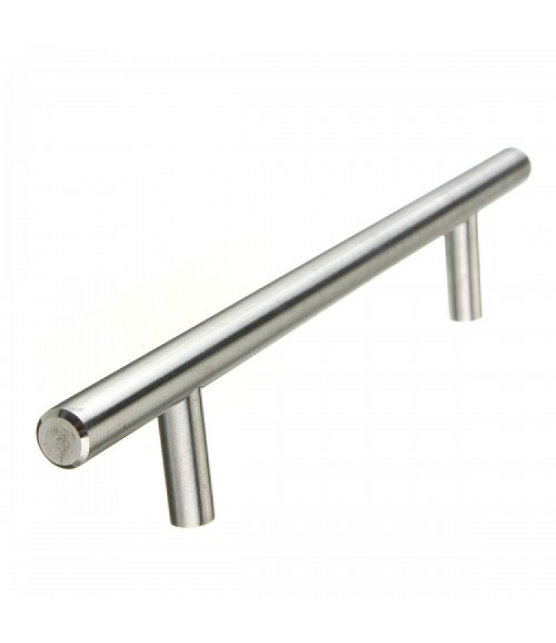 10*100*64mm Solid Steel Brushed Nickel Cabinet Bar Door Handles