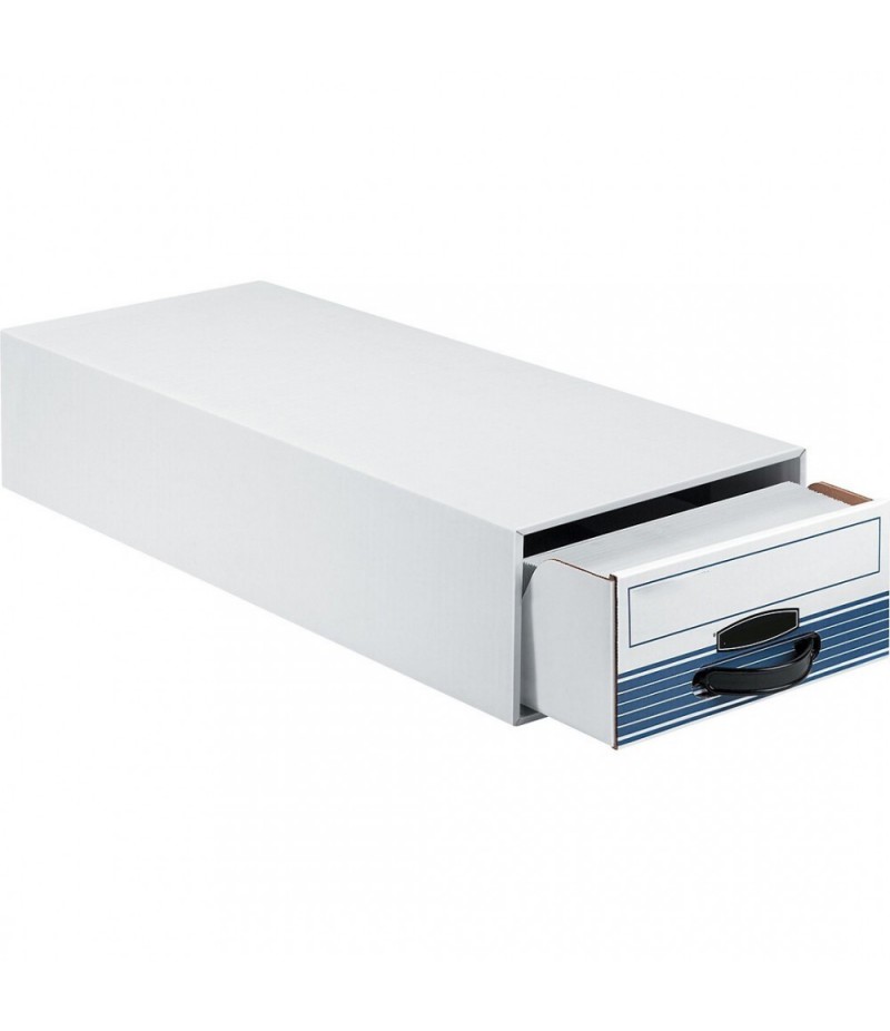 Stylish and modern storage drawer, 5x8 cards, stackable up to 5 high, 12/Ct