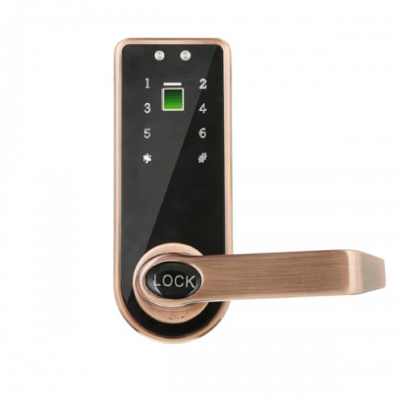 Digital Electronic Password Touch Fingerprint Door Lock Keyless Anti-theft