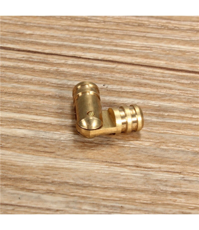 5mm x 18mm Pure Copper Brass Wine Jewelry Box Hidden Invisible Concealed Barrel Hinge