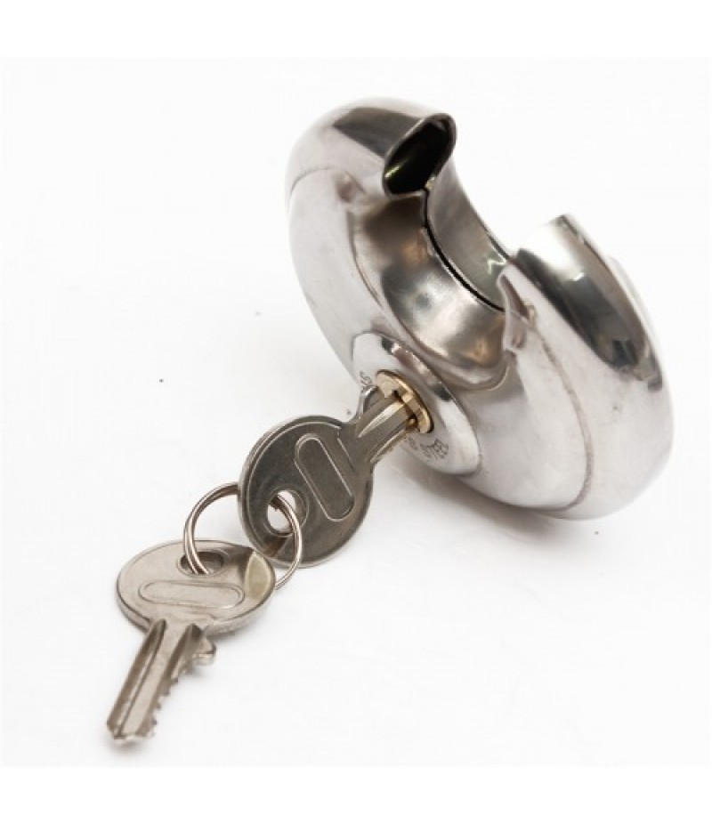 70mm Disc Padlock Shackle Stainless Steel Heave Duty Round Master Lock Discus Padlock