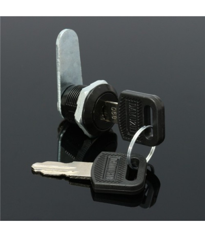 16mm Cam Lock Door File Cabinet Letter Mail Box Drawer Cupboard with 2 Key