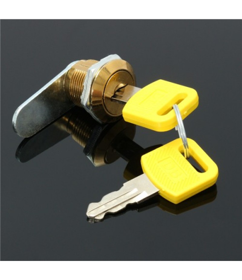 16mm Cam Lock Door File Cabinet Letter Mail Box Drawer Cupboard with 2 Key