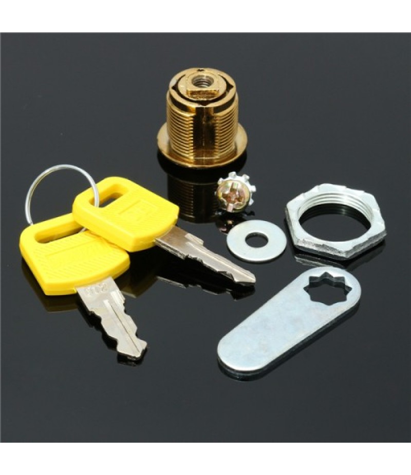 16mm Cam Lock Door File Cabinet Letter Mail Box Drawer Cupboard with 2 Key