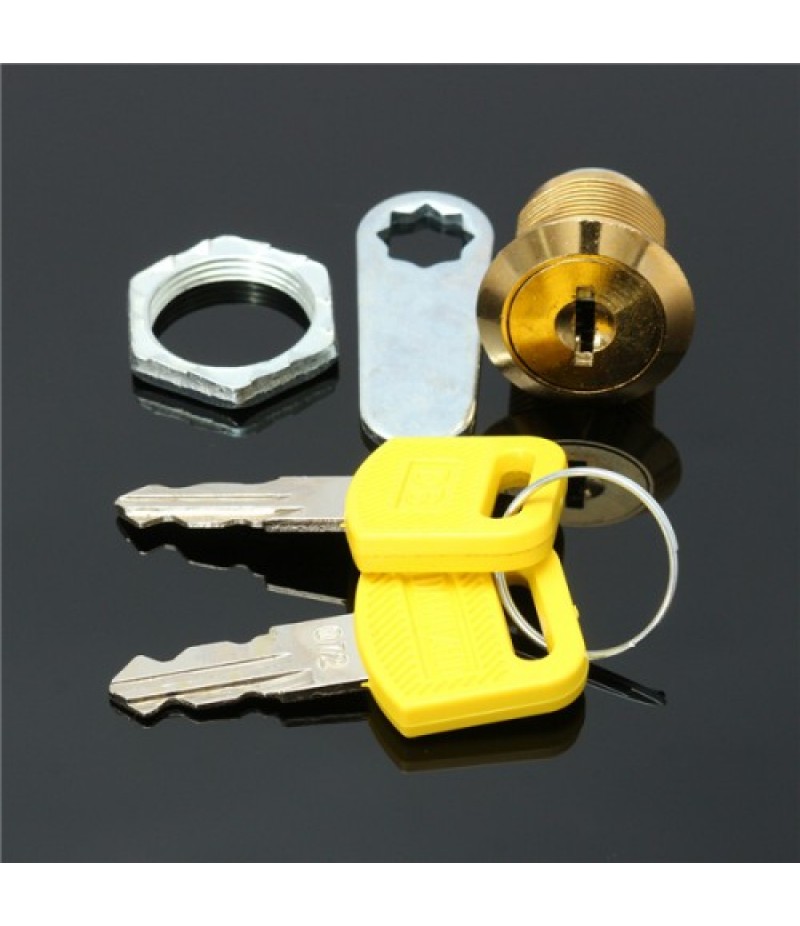 16mm Cam Lock Door File Cabinet Letter Mail Box Drawer Cupboard with 2 Key