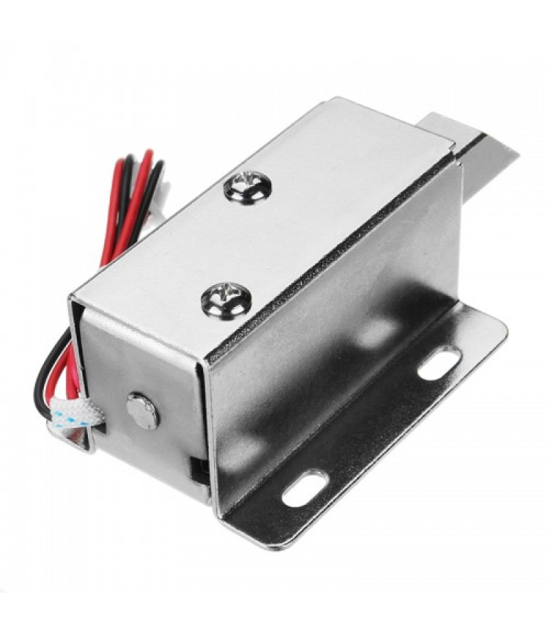 24V DC Electric Lock Assembly Solenoid Long Locking Tongue Cabinet Drawer Door Lock