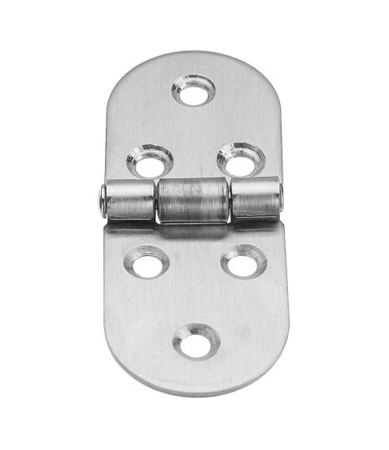 Stainless Steel Adjustable Half Round Door Butt Hinges Industrial Folding Hinge Furniture Hardware