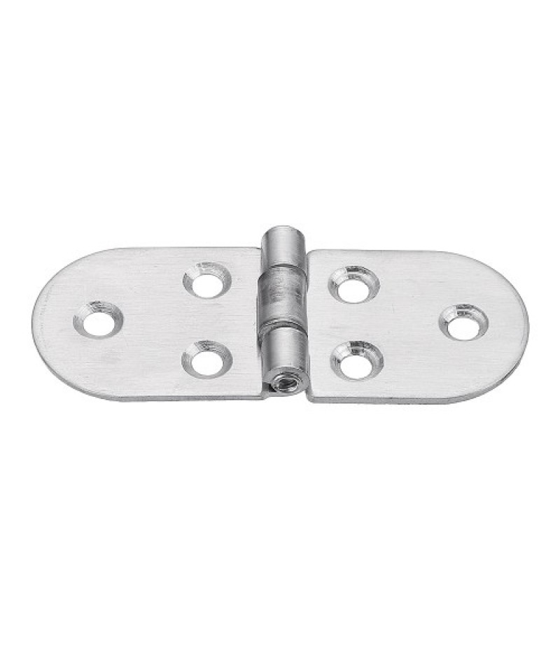 Stainless Steel Adjustable Half Round Door Butt Hinges Industrial Folding Hinge Furniture Hardware