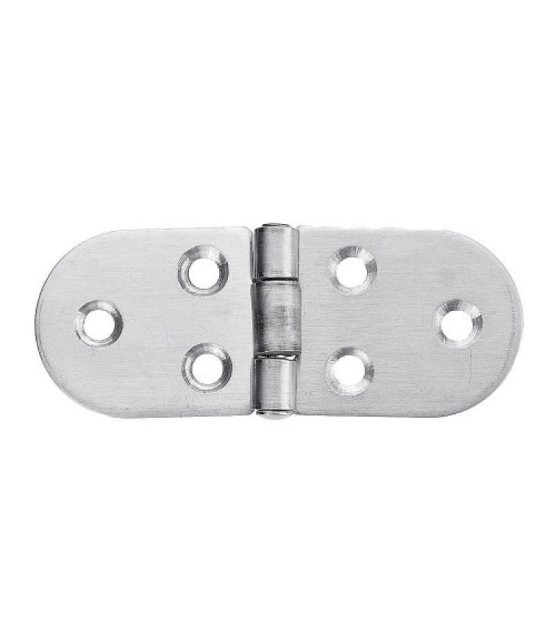 Stainless Steel Adjustable Half Round Door Butt Hinges Industrial Folding Hinge Furniture Hardware