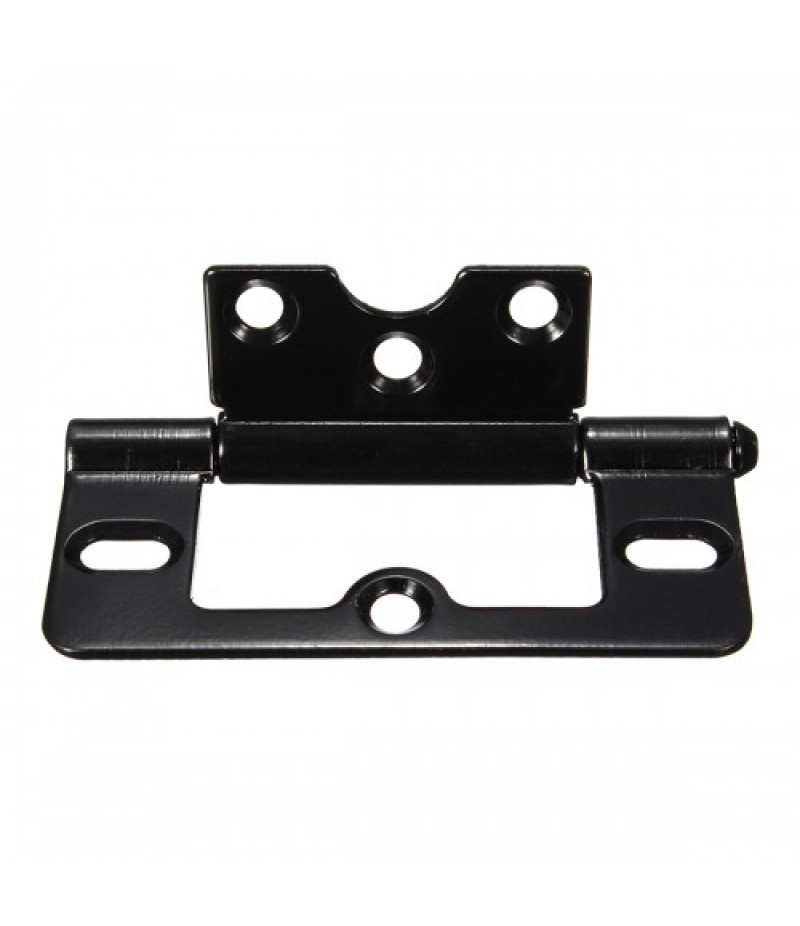 76x35mm Black Iron Door Injection Hinge Lash  For Furniture Cabinet