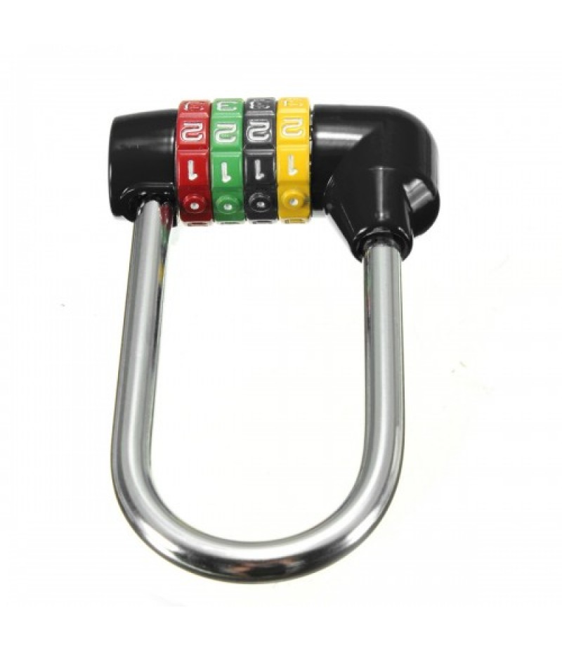 Long 4 Digit Number Code Dial Combination Padlock Security Safety Cabinet Luggage Lock