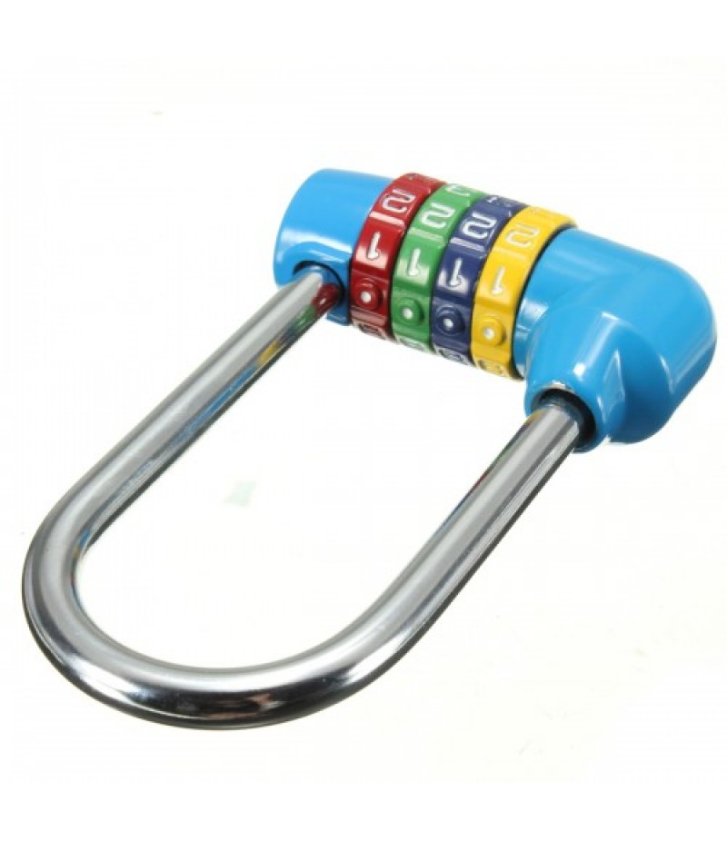 Long 4 Digit Number Code Dial Combination Padlock Security Safety Cabinet Luggage Lock