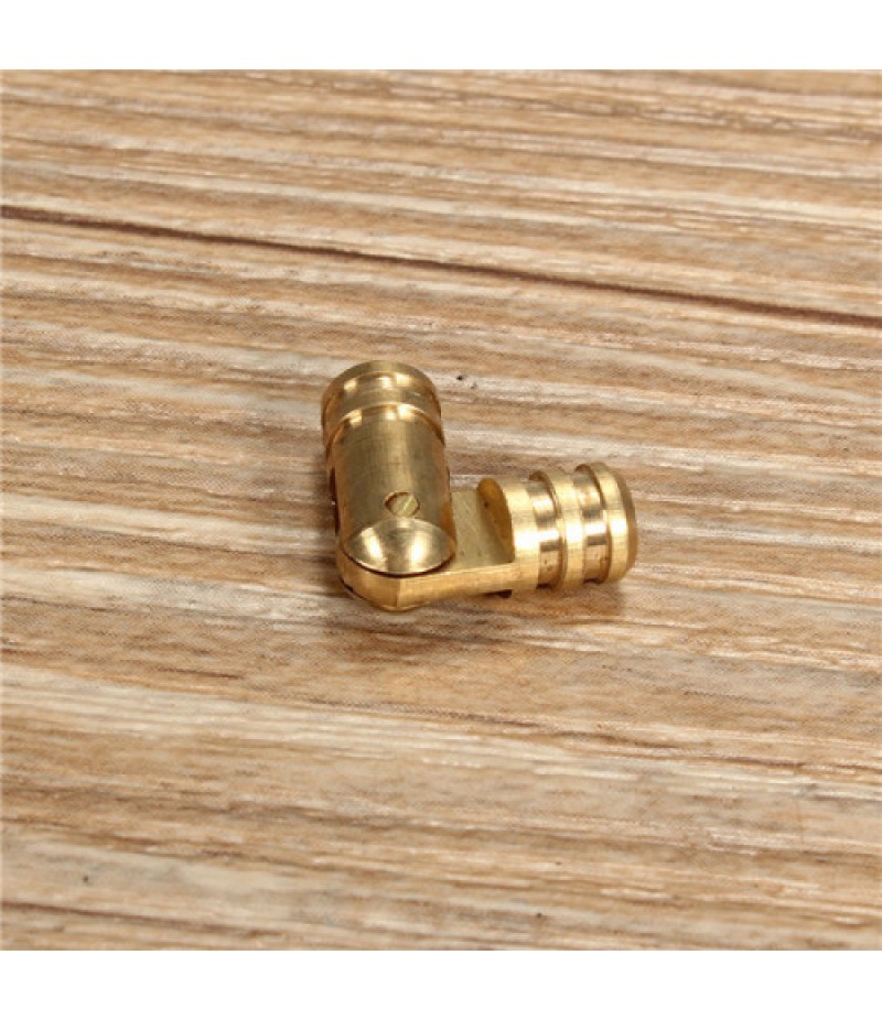 5mm x 25mm Pure Copper Brass Wine Jewelry Box Hidden Invisible Concealed Barrel Hinge