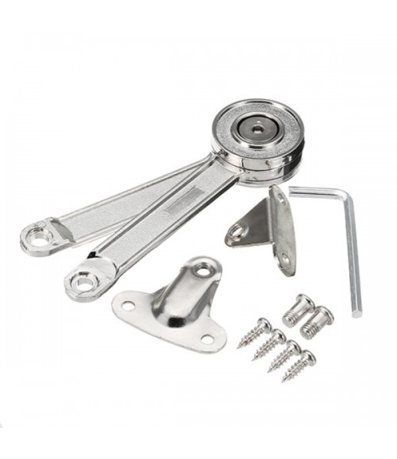 30N 3kg Turning Lift Support Hydraulic Lever Any Position Stop Zinc Alloy for Cabinet Door