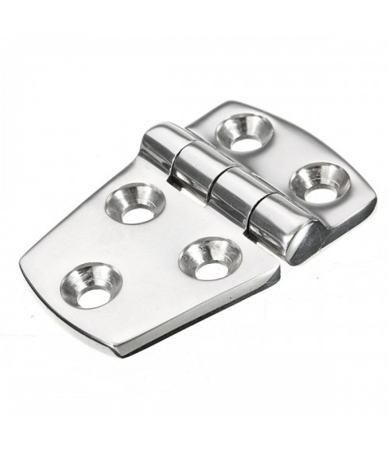 38 x 56mm 316 Stainless Steel Flush Hinges Door Hinge Polished Silver Hardware