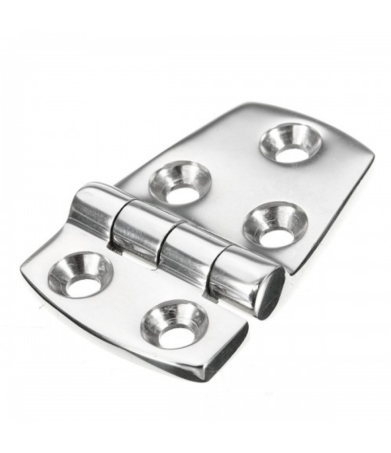 38 x 56mm 316 Stainless Steel Flush Hinges Door Hinge Polished Silver Hardware