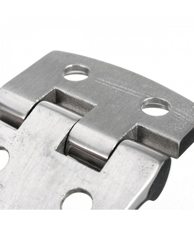 38 x 56mm 316 Stainless Steel Flush Hinges Door Hinge Polished Silver Hardware