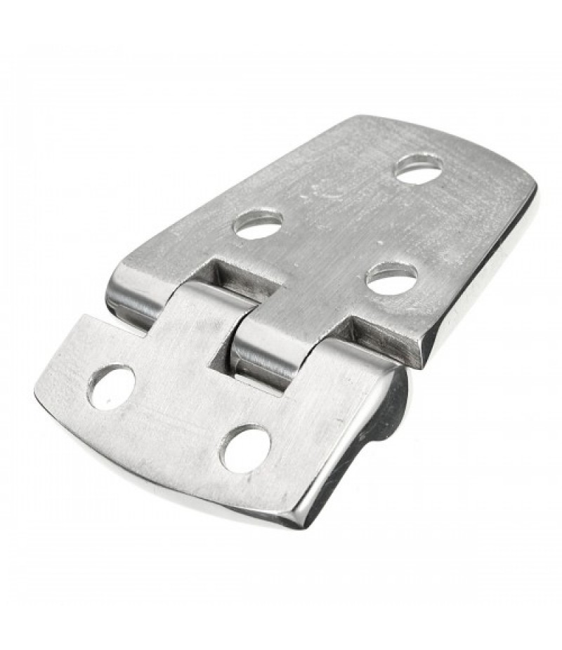 38 x 56mm 316 Stainless Steel Flush Hinges Door Hinge Polished Silver Hardware