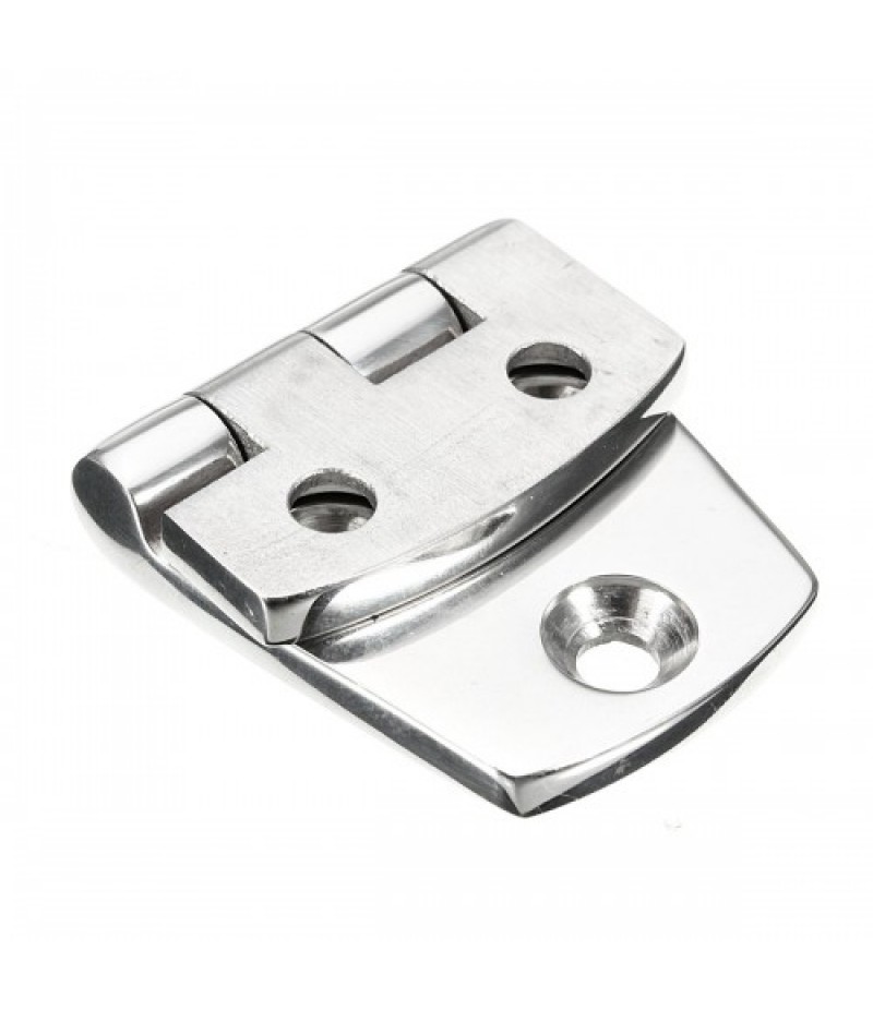 38 x 56mm 316 Stainless Steel Flush Hinges Door Hinge Polished Silver Hardware