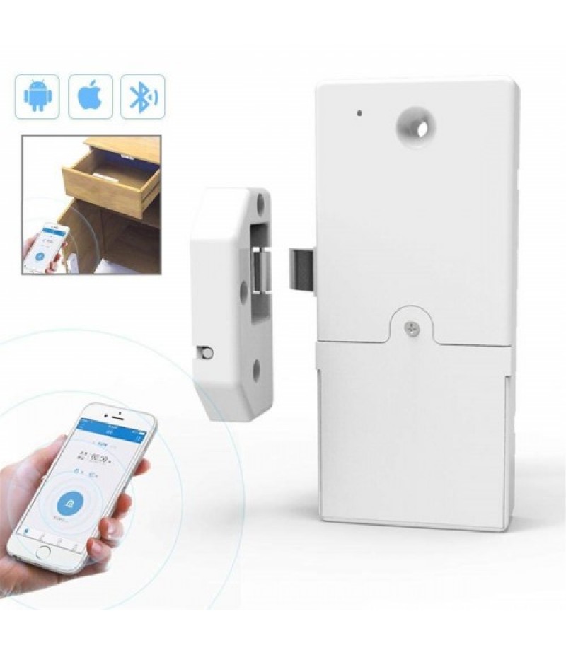 Bluetooth Electronic Cabinet Drawer Door Lock Hidden Digital Auto Safety Home Security Locker